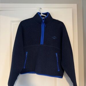 Aritzia TNA Polartec® Thermal Pro™ 1/2 Zip Hi-hip Sweater